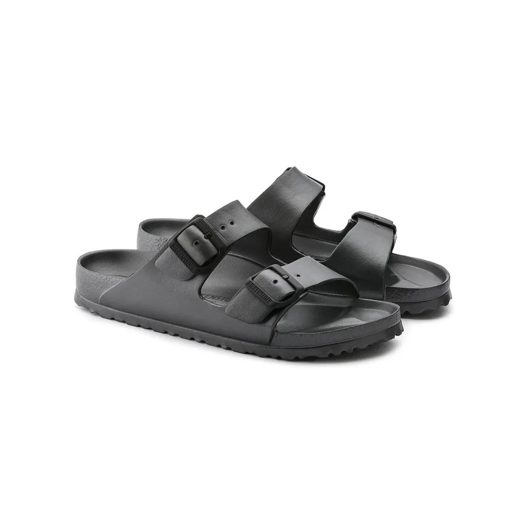 Birkenstock Arizona EVA  in Metallic Anthracite (Narrow)
