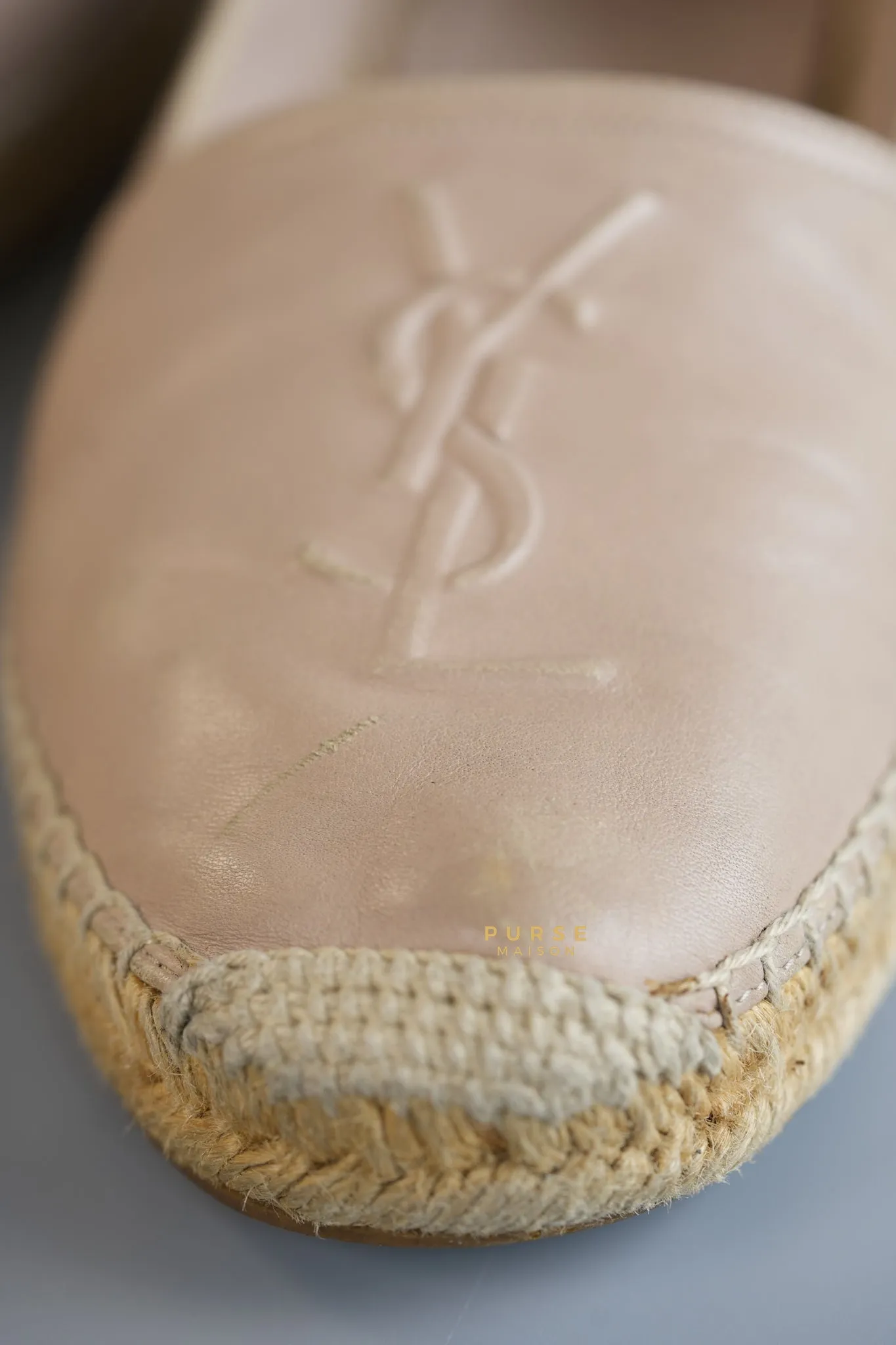 Espadrilles in Beige Lambskin Leather Size 38 (25cm)
