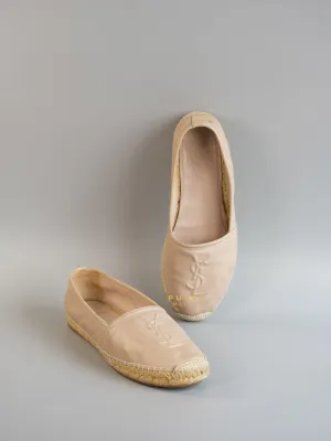Espadrilles in Beige Lambskin Leather Size 38 (25cm)