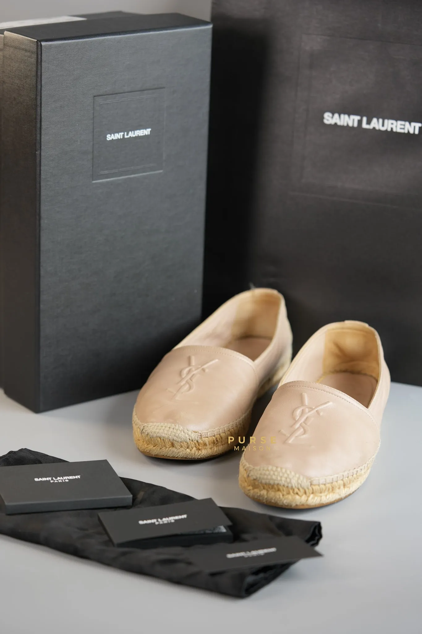 Espadrilles in Beige Lambskin Leather Size 38 (25cm)