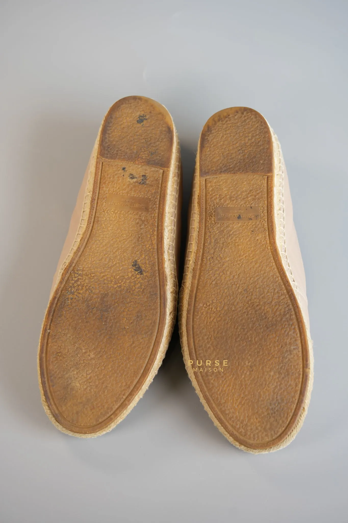 Espadrilles in Beige Lambskin Leather Size 38 (25cm)