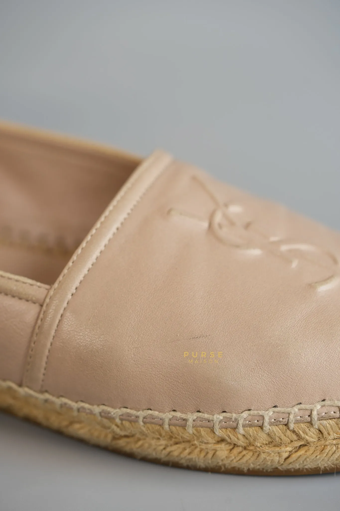Espadrilles in Beige Lambskin Leather Size 38 (25cm)