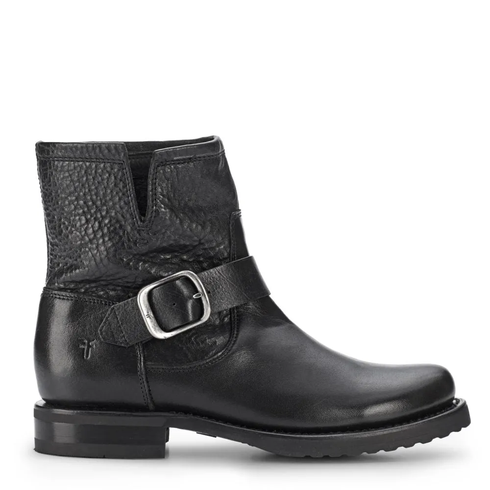 Frye Women's Veronica Bootie in Black/Soft Full Grain