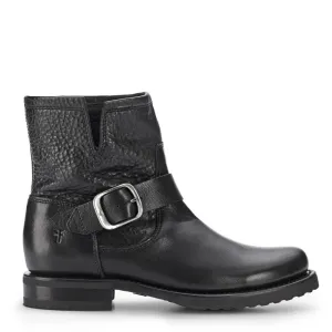 Frye Women's Veronica Bootie in Black/Soft Full Grain