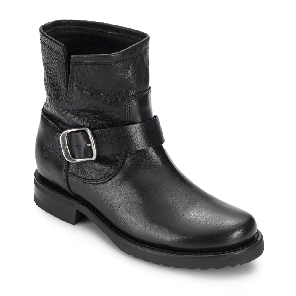 Frye Women's Veronica Bootie in Black/Soft Full Grain
