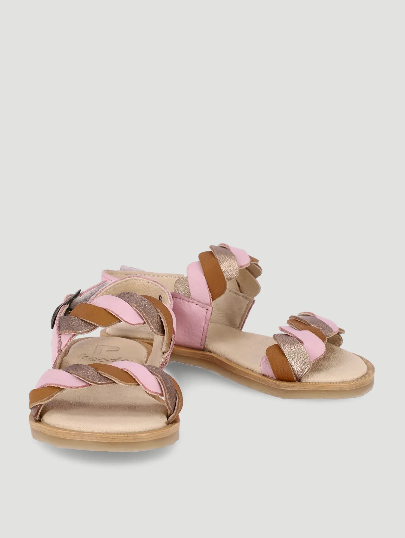 Girls Plated Hard Sole Sandal