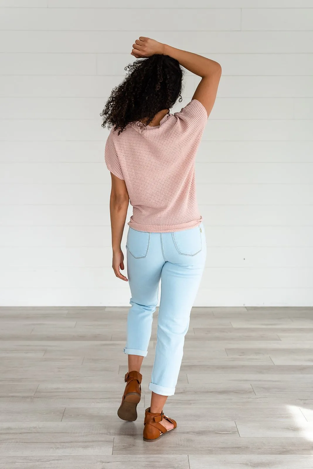 Just a Dream Waffle Knit Top