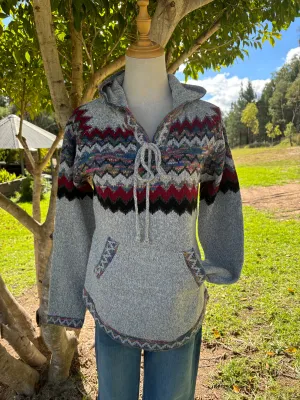 Knit- Bonnie Hoodie - Light Grey