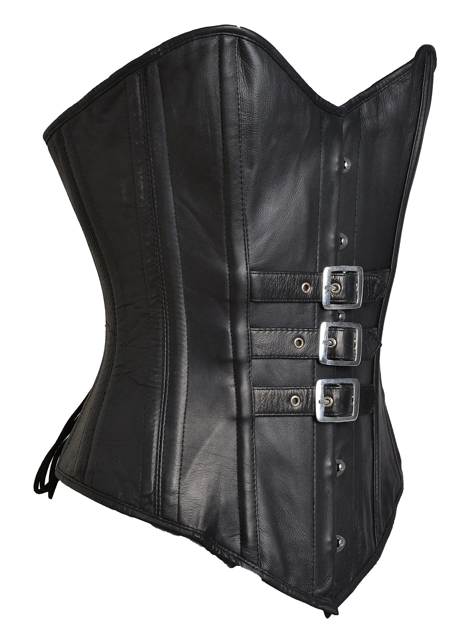 Leather Buckled Vanity Corset