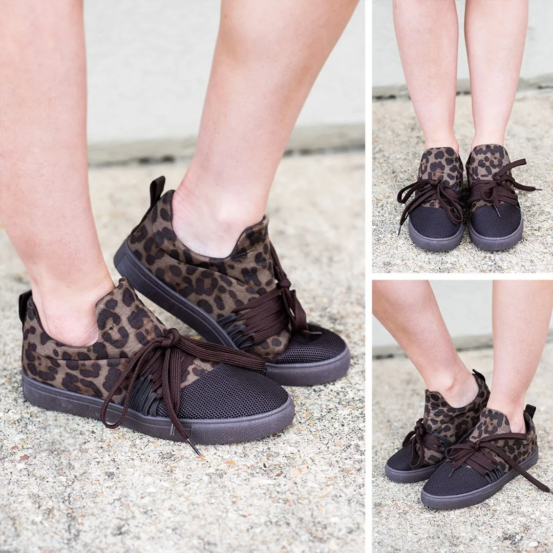 Take You Anywhere Sneakers, Leopard