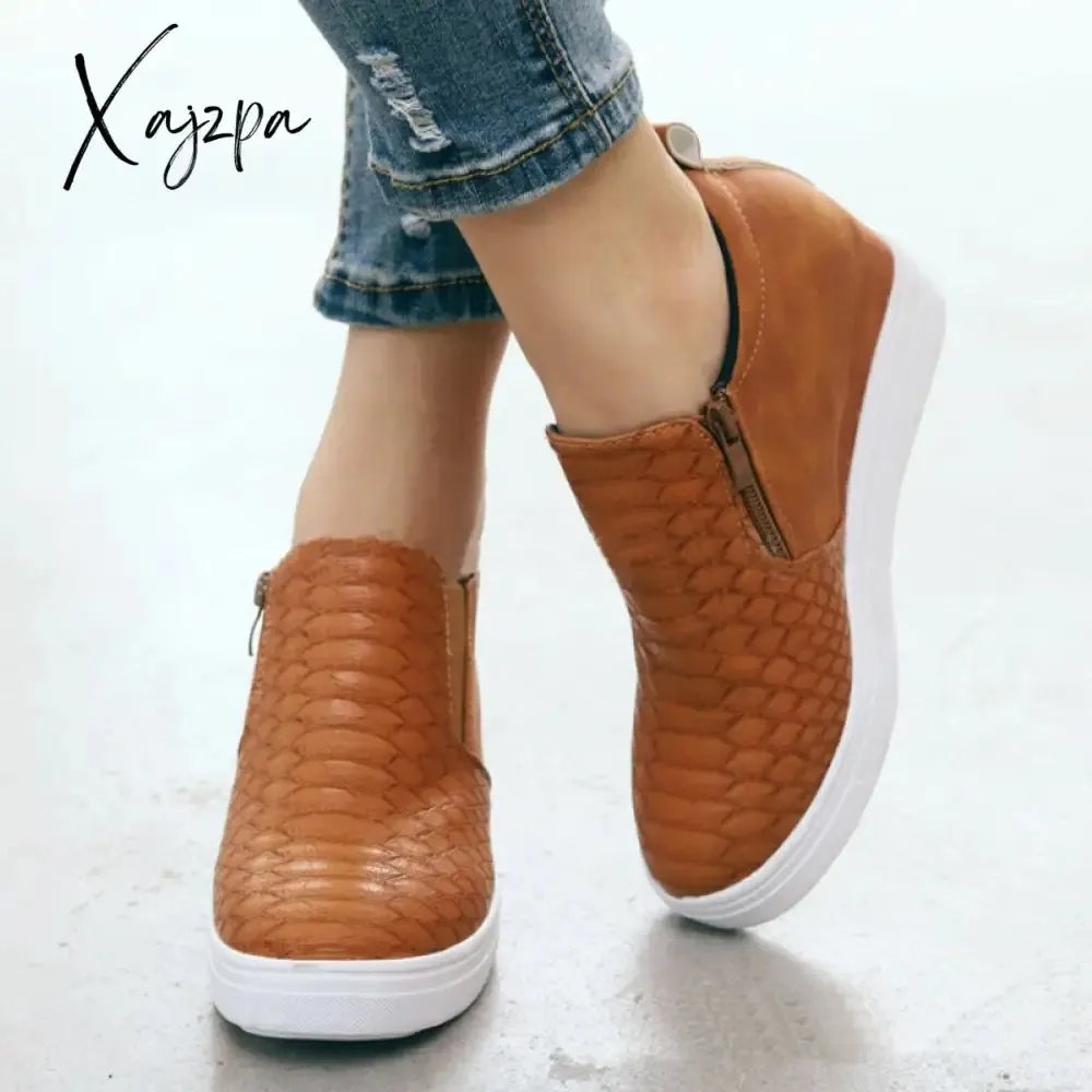 Xajzpa - Daily Comfy Wedge Sneakers